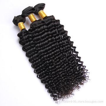 Cheap Wholesale Raw Indian Hair Extensions Unprocessed Virgin Hair Double Drawn Indian deep Wave Hair